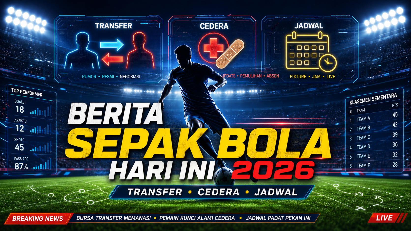 Berita Sepak Bola Hari Ini 2026: Transfer, Cedera, Jadwal - bola