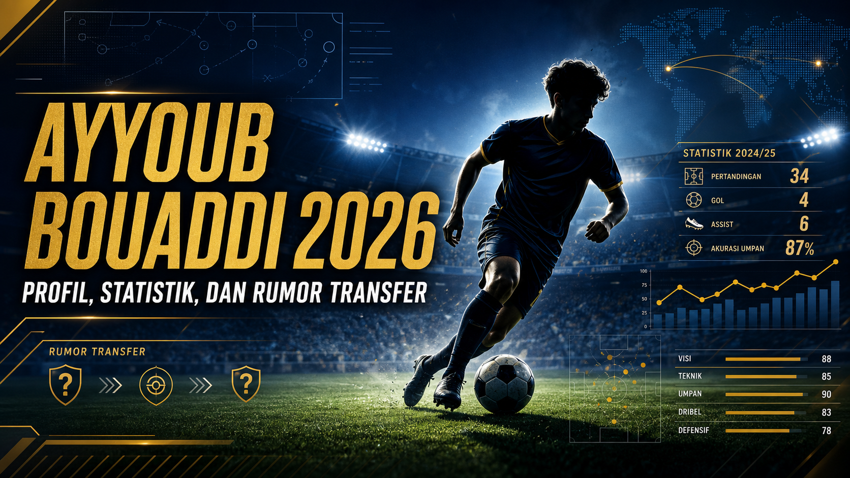 bouaddi - Ayyoub Bouaddi 2026: Profil, Statistik, dan Rumor Transfer