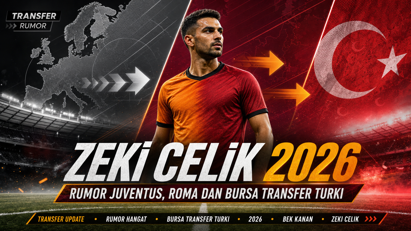 celik - Zeki Celik 2026: Rumor Juventus, Roma dan Bursa Transfer Turki