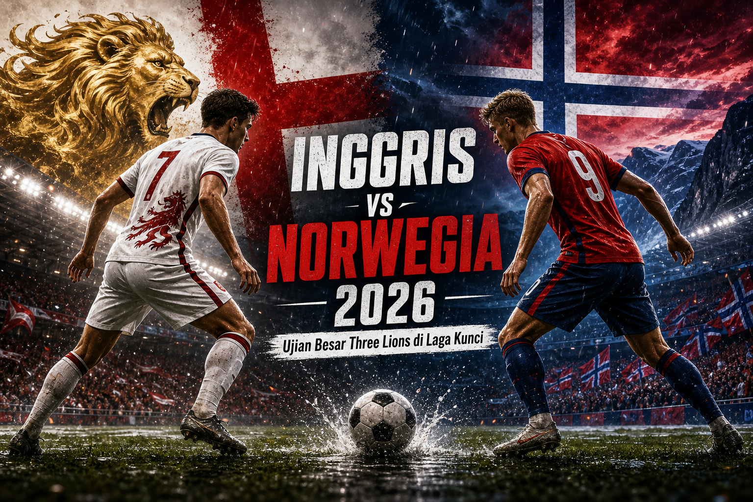 Inggris vs Norwegia 2026: Ujian Besar Three Lions di Laga Kunci - inggris