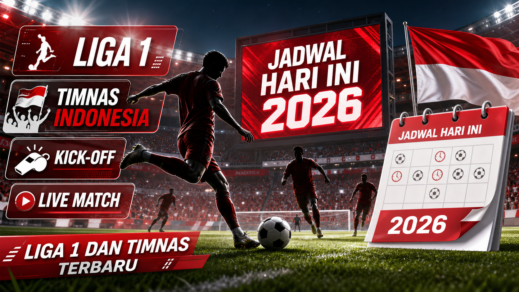 Jadwal Sepak Bola Nasional Hari Ini 2026: Liga 1 dan Timnas Terbaru - indonesia