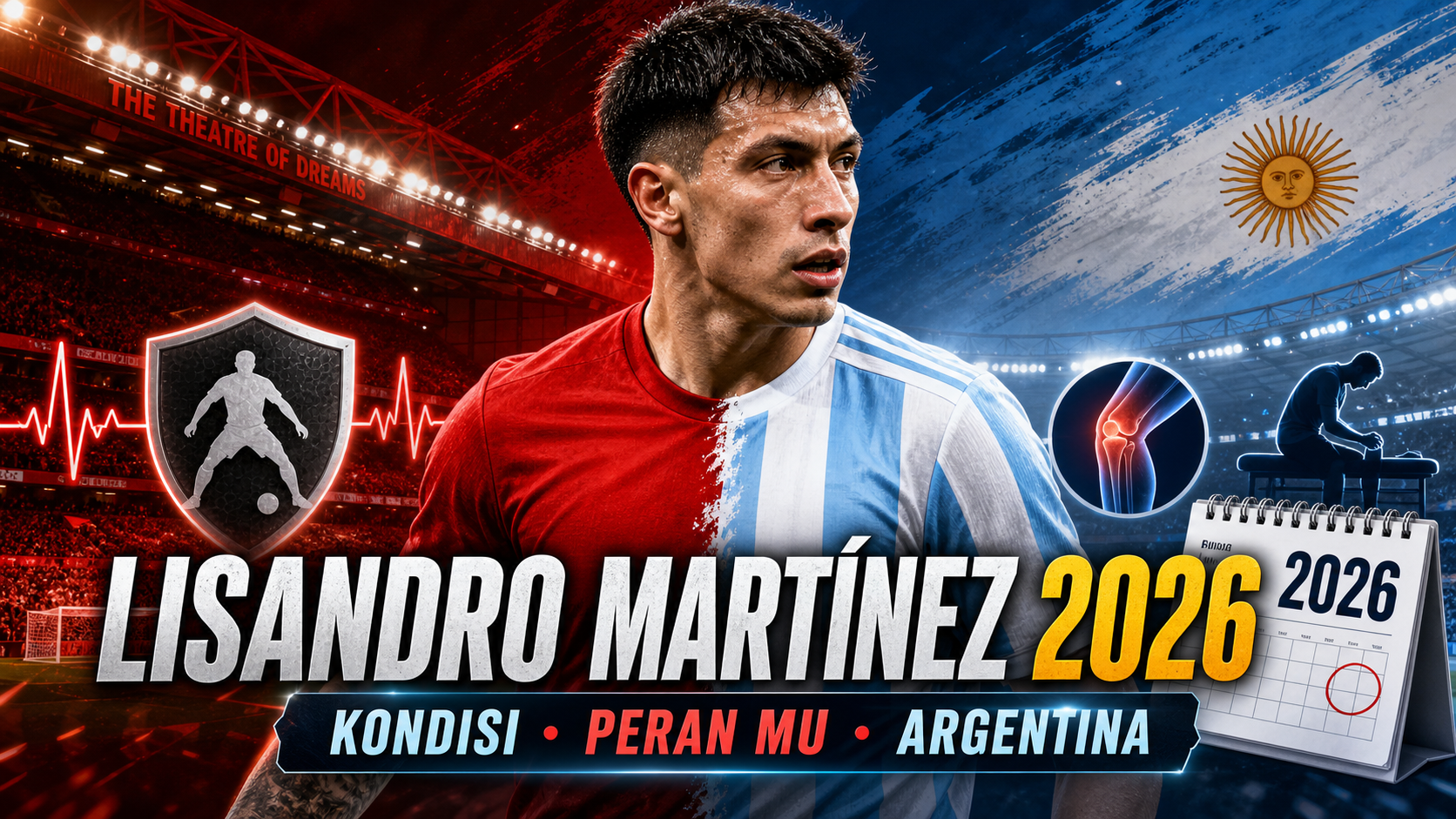 Kabar Lisandro Martínez 2026: Kondisi, Peran MU dan Argentina - lisandro