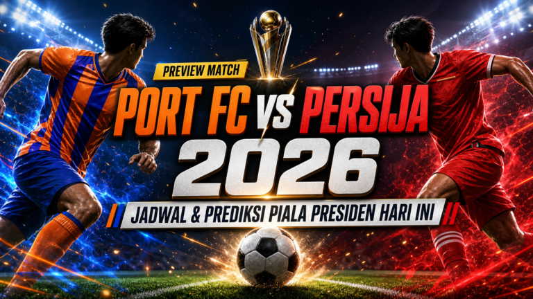 persija - Port FC vs Persija 2026: Jadwal, Prediksi Piala Presiden Hari Ini