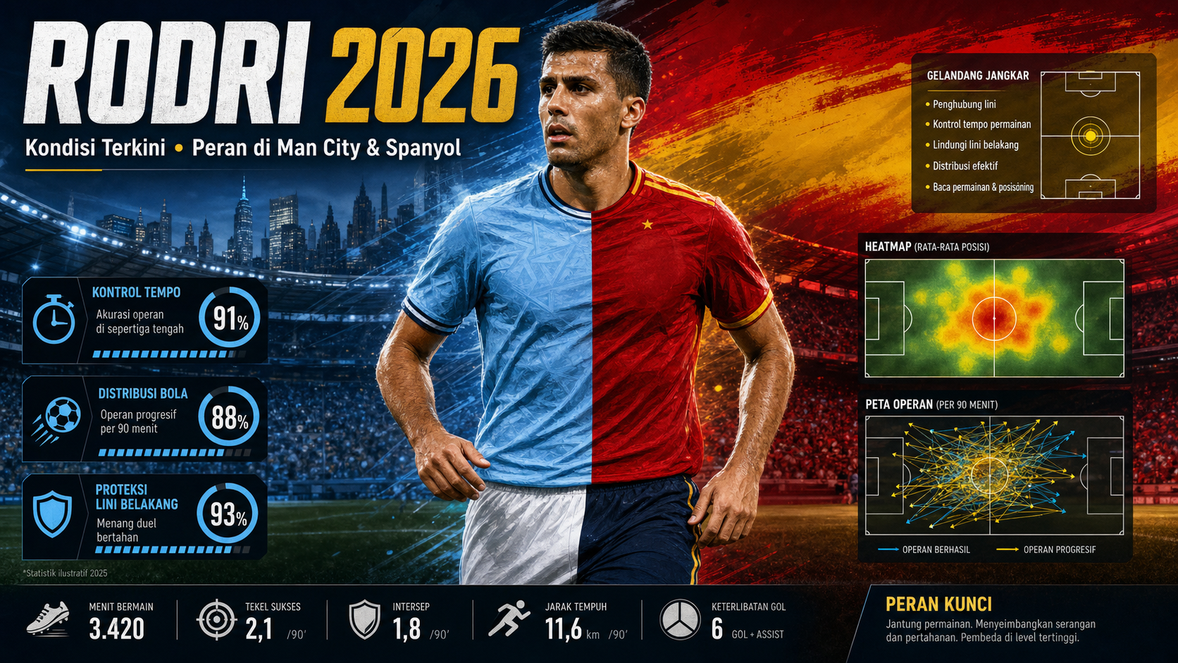Rodri 2026: Kondisi Terkini, Peran di Man City dan Spanyol - rodri