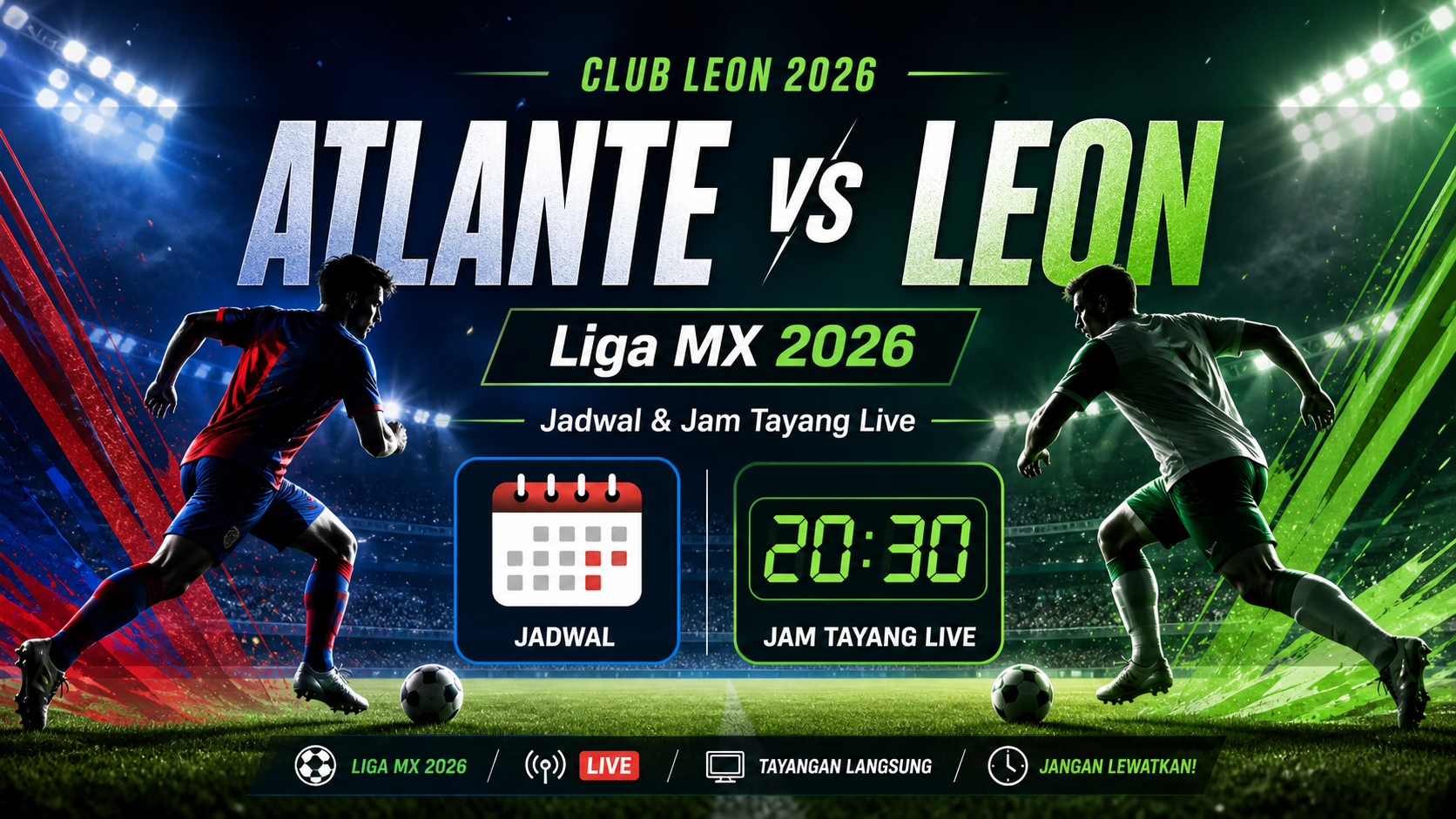 Club Leon 2026: Jadwal Atlante vs Leon, Jam Tayang Live Liga MX - leon