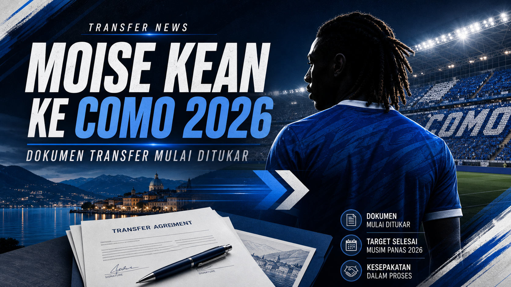 kean - Moise Kean ke Como 2026: Dokumen Transfer Mulai Ditukar