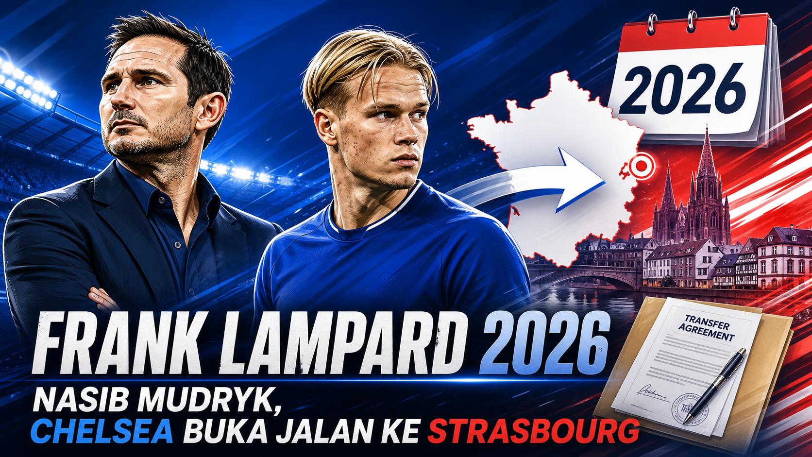 lampard - Frank Lampard 2026: Nasib Mudryk, Chelsea Buka Jalan ke Strasbourg