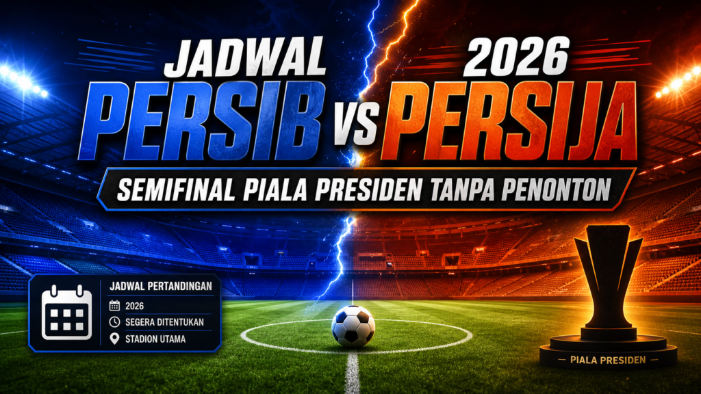 persib - Jadwal Persib vs Persija 2026: Semifinal Piala Presiden Tanpa Penonton