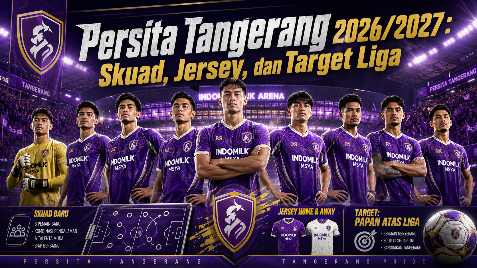 Persita Tangerang 2026/2027: Skuad, Jersey, dan Target Liga - persita