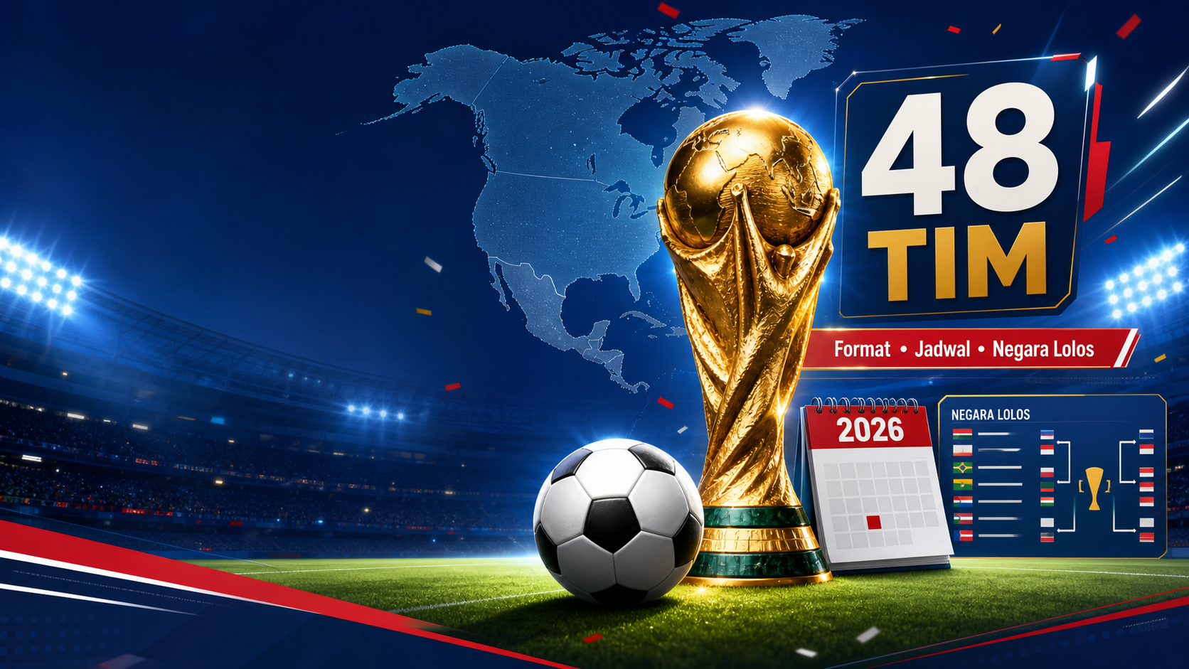 Piala Dunia 2026: Format 48 Tim, Jadwal, dan Negara Lolos Terbaru - piala