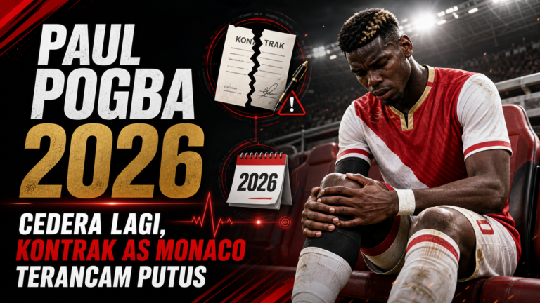 pogba - Paul Pogba 2026: Cedera Lagi, Kontrak AS Monaco Terancam Putus