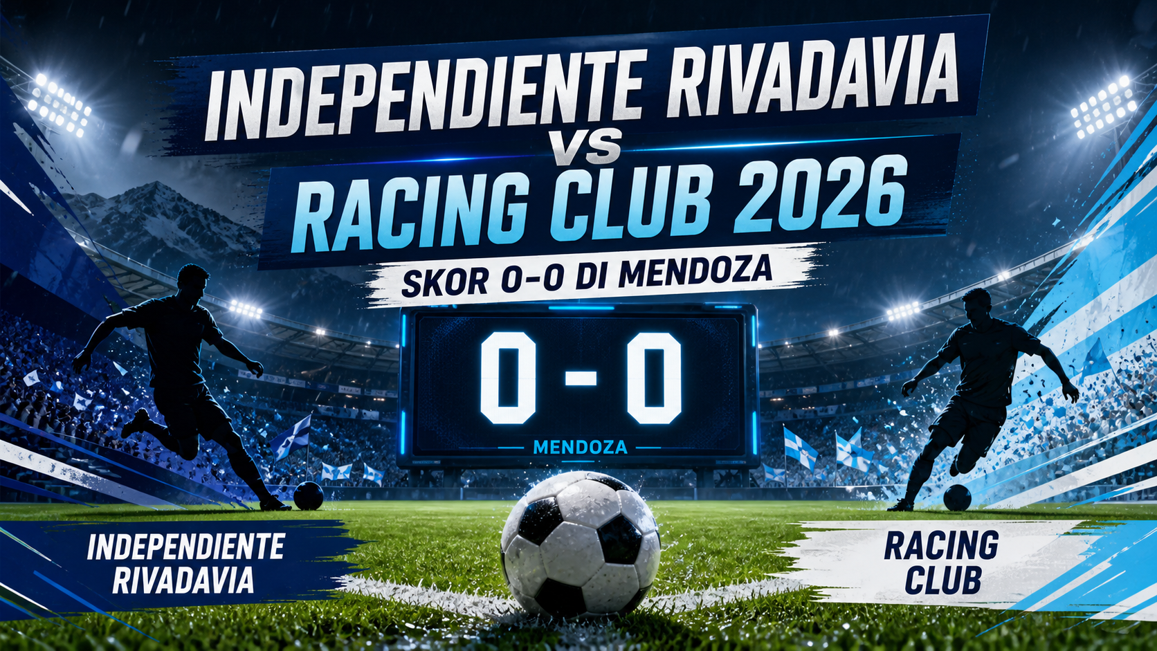 racing - Independiente Rivadavia vs Racing Club 2026: Skor 0-0 di Mendoza