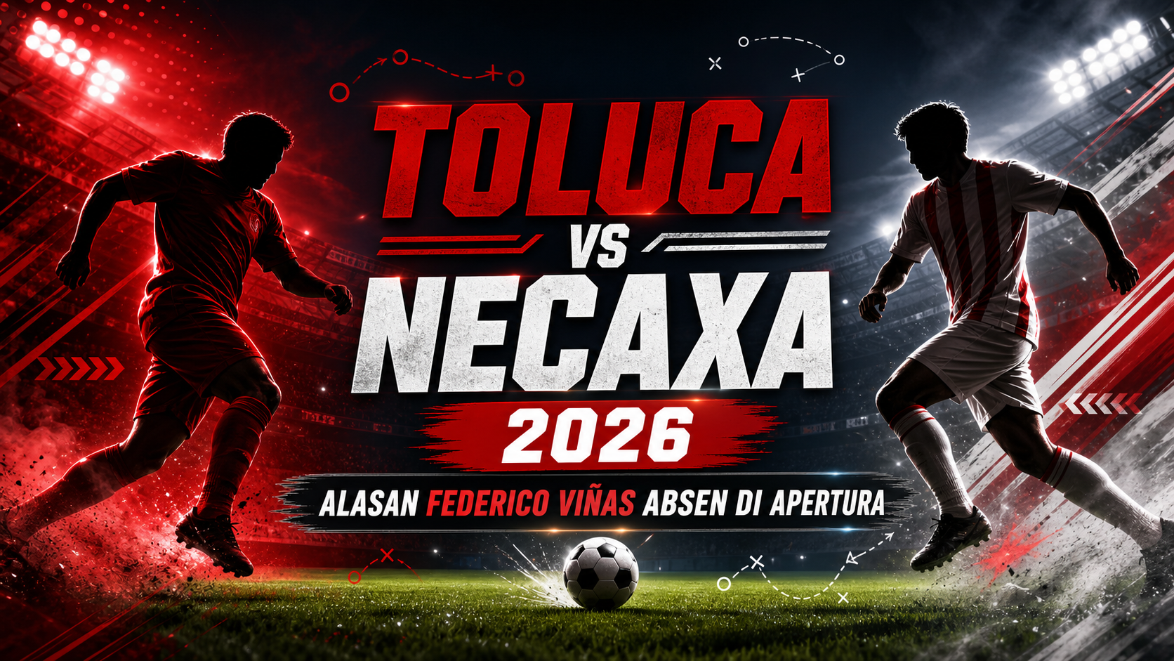 toluca - Toluca vs Necaxa 2026: Alasan Federico Viñas Absen di Apertura