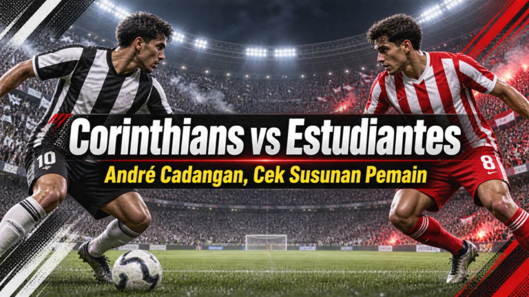 corinthians - Corinthians vs Estudiantes: AndrÃ© Cadangan, Cek Susunan Pemain
