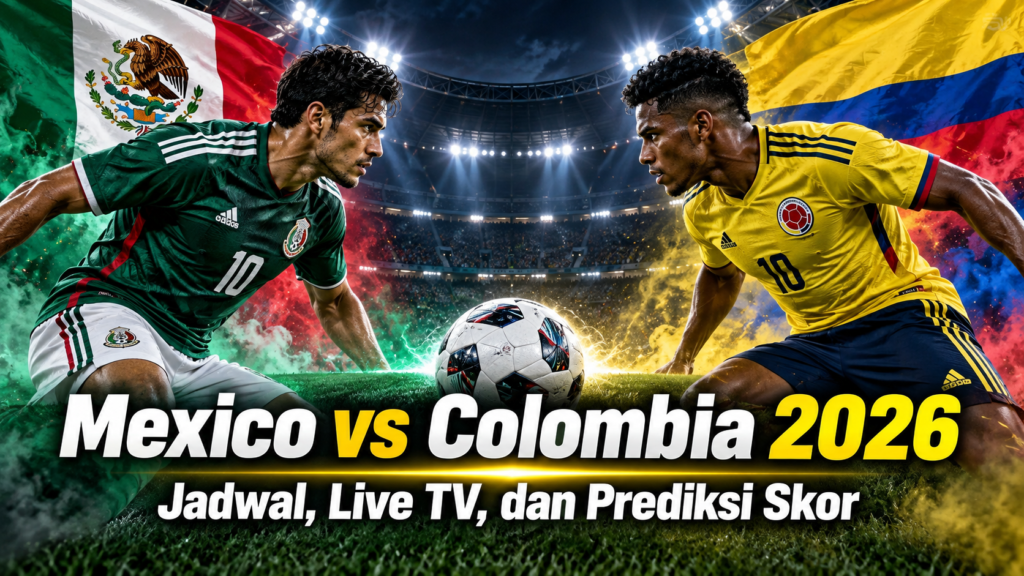 mexico - Mexico vs Colombia 2026: Jadwal, Live TV, dan Prediksi Skor