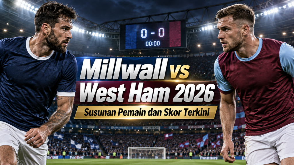 millwall - Millwall vs West Ham 2026: Susunan Pemain dan Skor Terkini