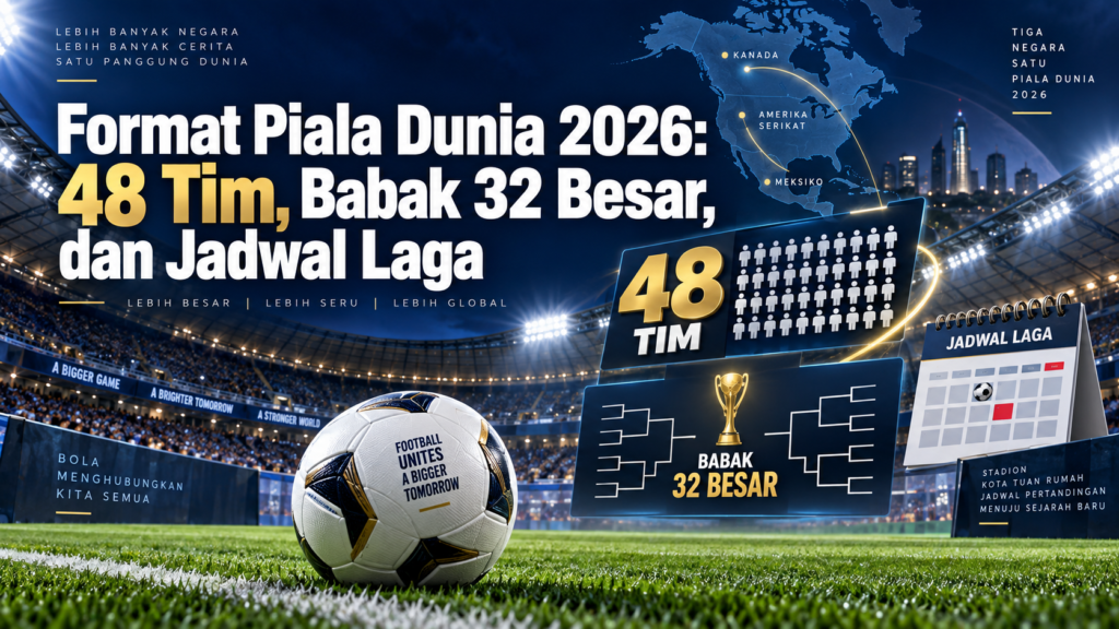 piala - Format Piala Dunia 2026: 48 Tim, Babak 32 Besar, dan Jadwal Laga