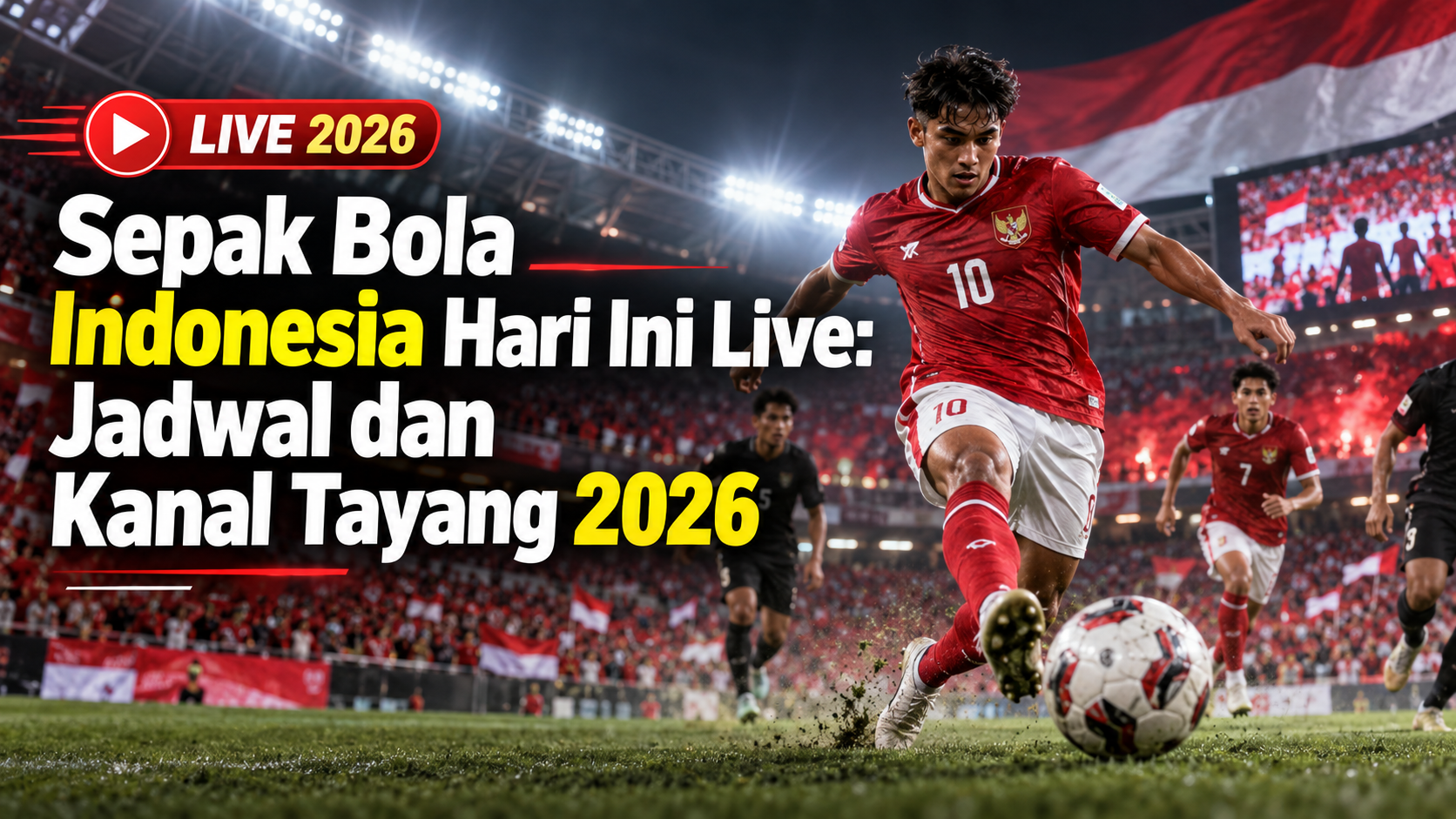 sepakbola - Sepak Bola Indonesia Hari Ini Live: Jadwal dan Kanal Tayang 2026