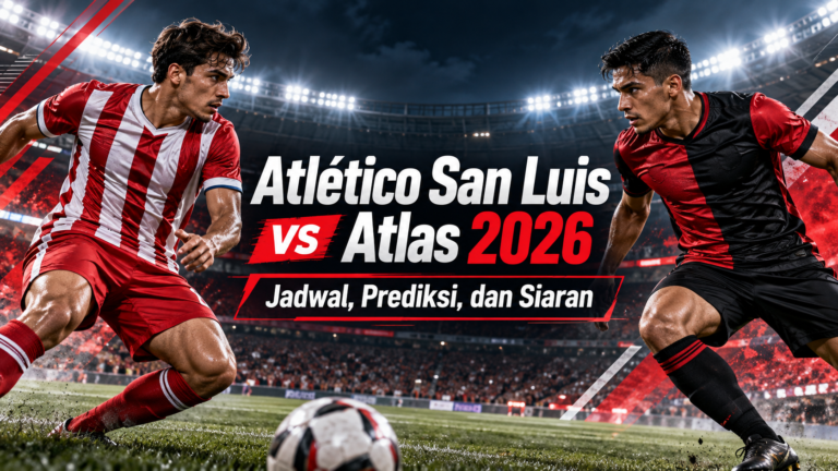 atlãtico - AtlÃ©tico San Luis vs Atlas 2026: Jadwal, Prediksi, dan Siaran