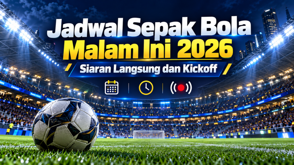 bola - Jadwal Sepak Bola Malam Ini 2026: Siaran Langsung dan Kickoff