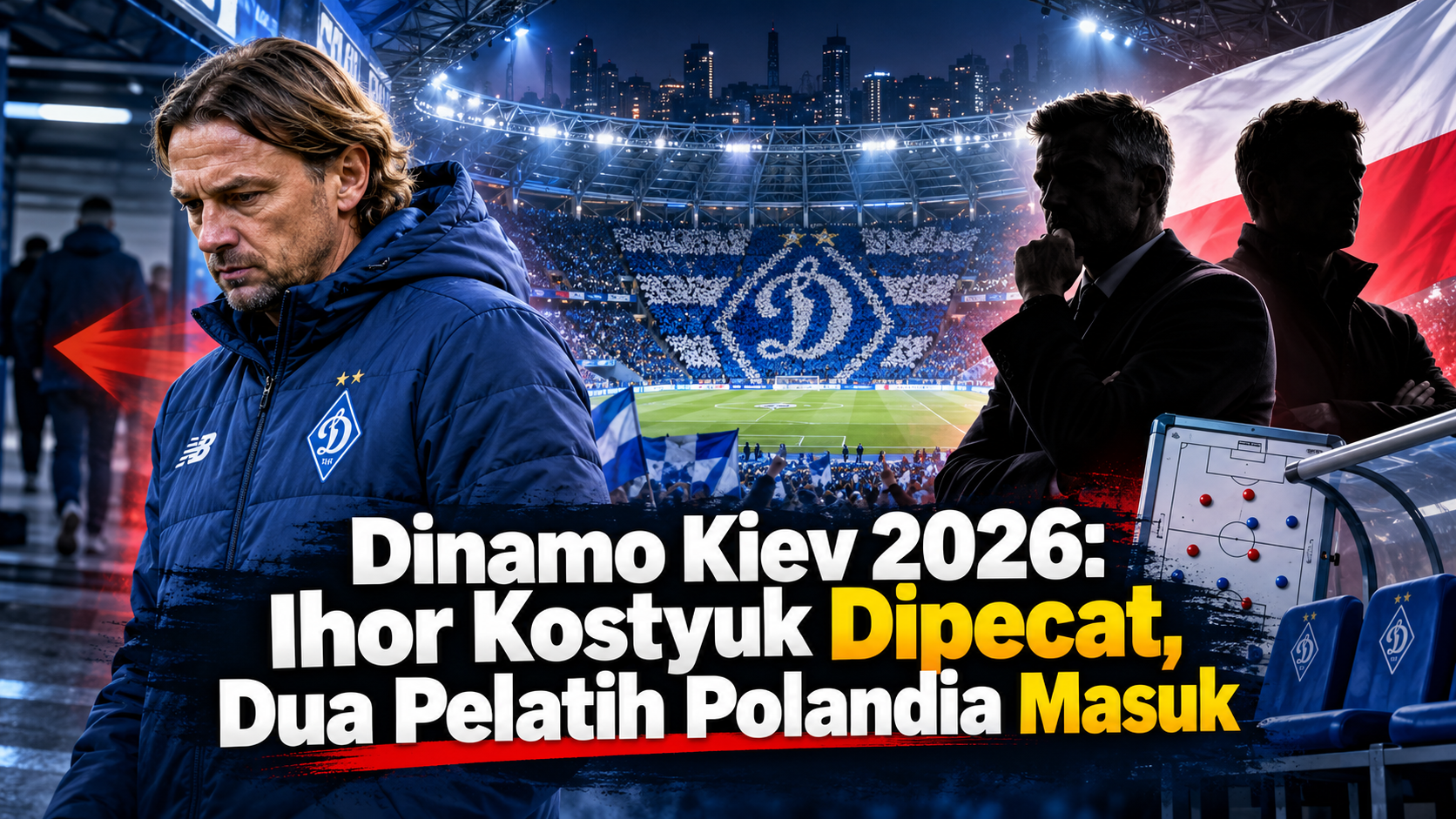 dinamo - Dinamo Kiev 2026: Ihor Kostyuk Dipecat, Dua Pelatih Polandia Masuk