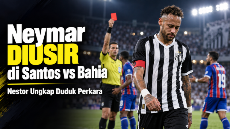 neymar - Neymar Diusir di Santos vs Bahia, Nestor Ungkap Duduk Perkara