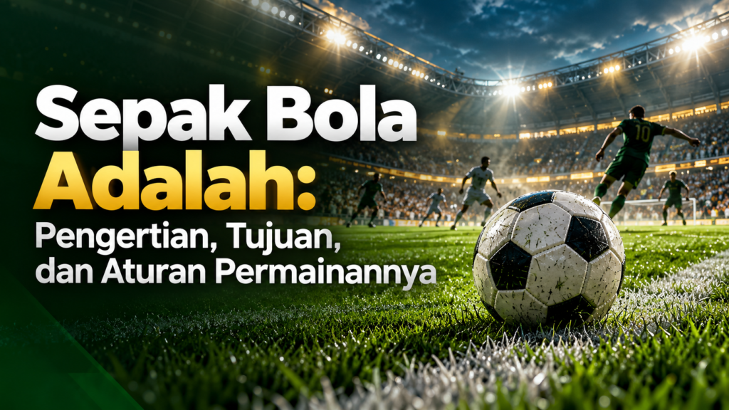 sepakbola - Sepak Bola Adalah: Pengertian, Tujuan, dan Aturan Permainannya