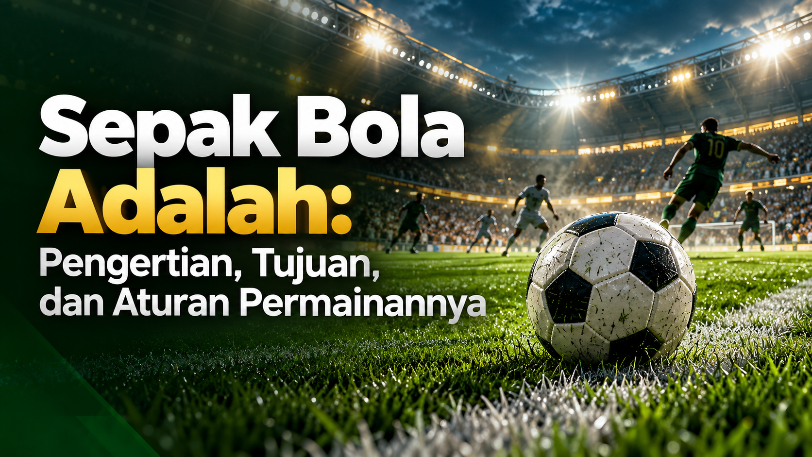 sepakbola - Sepak Bola Adalah: Pengertian, Tujuan, dan Aturan Permainannya